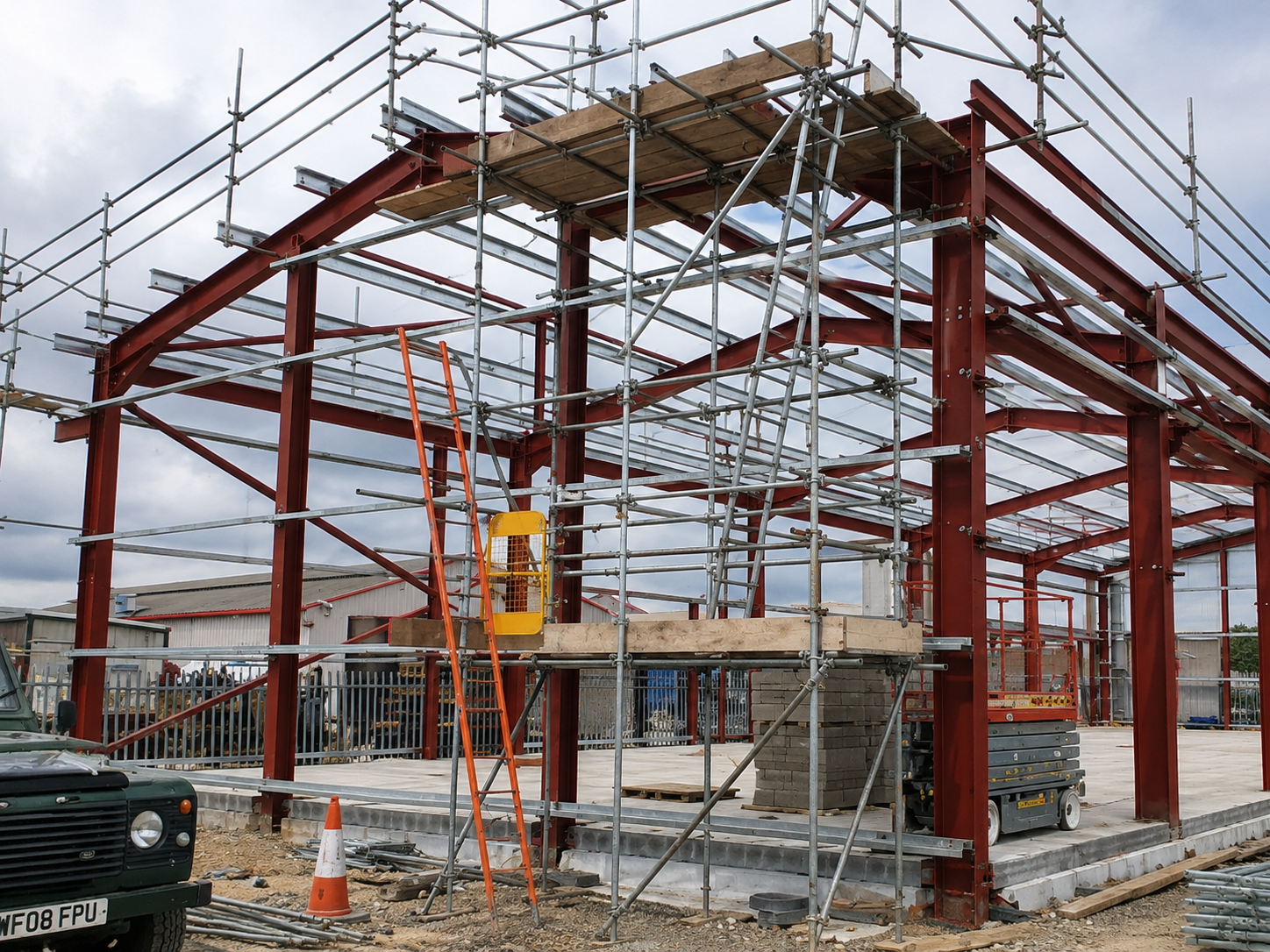 Industrial Steel Shed